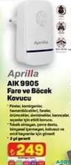 APRİLLA AIK 9905 FARE VE BÖCEK KOVUCU